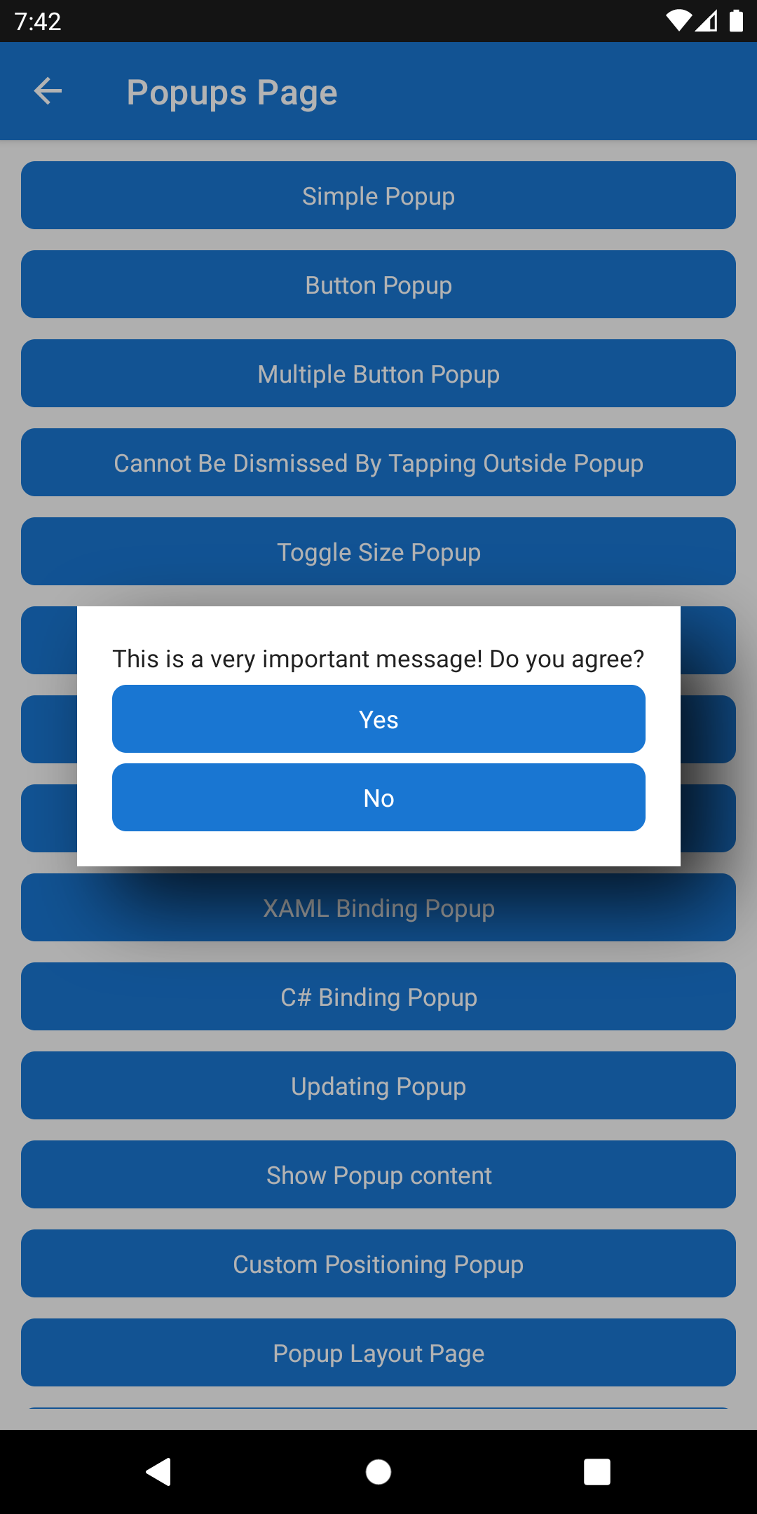 Popup rendering with no border Popup no border